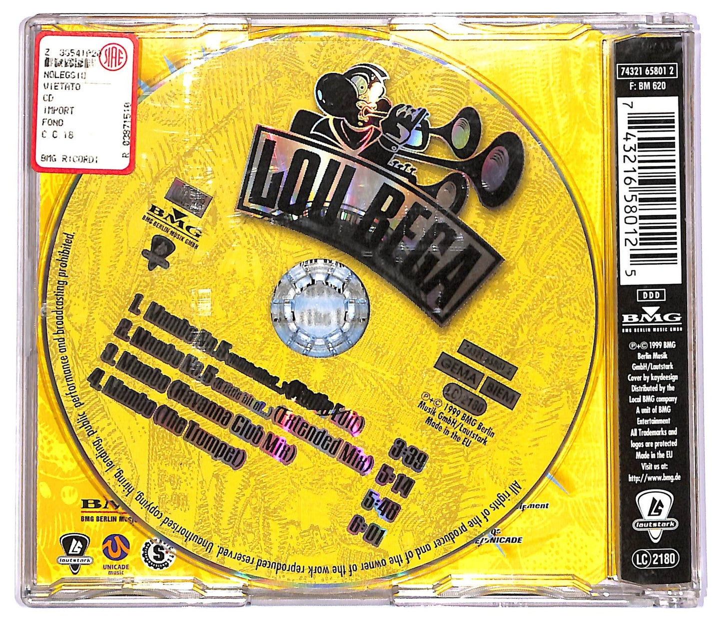 EBOND Lou Bega - Mambo No.5 (a Little Bit Of...) CD CD081136