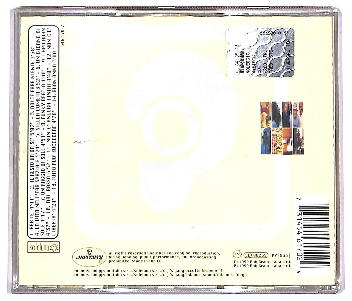 EBOND Jovanotti - Lorenzo 1999 Capo Horn CD CD081209