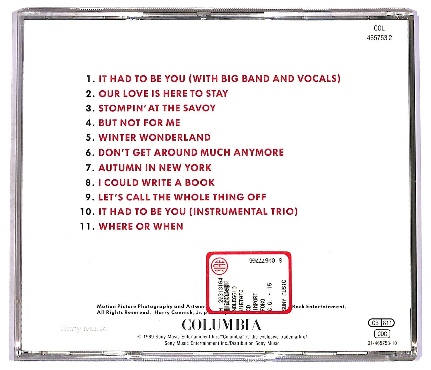 EBOND Harry Connick, Jr - when Harry Met Sally... CD CD081527