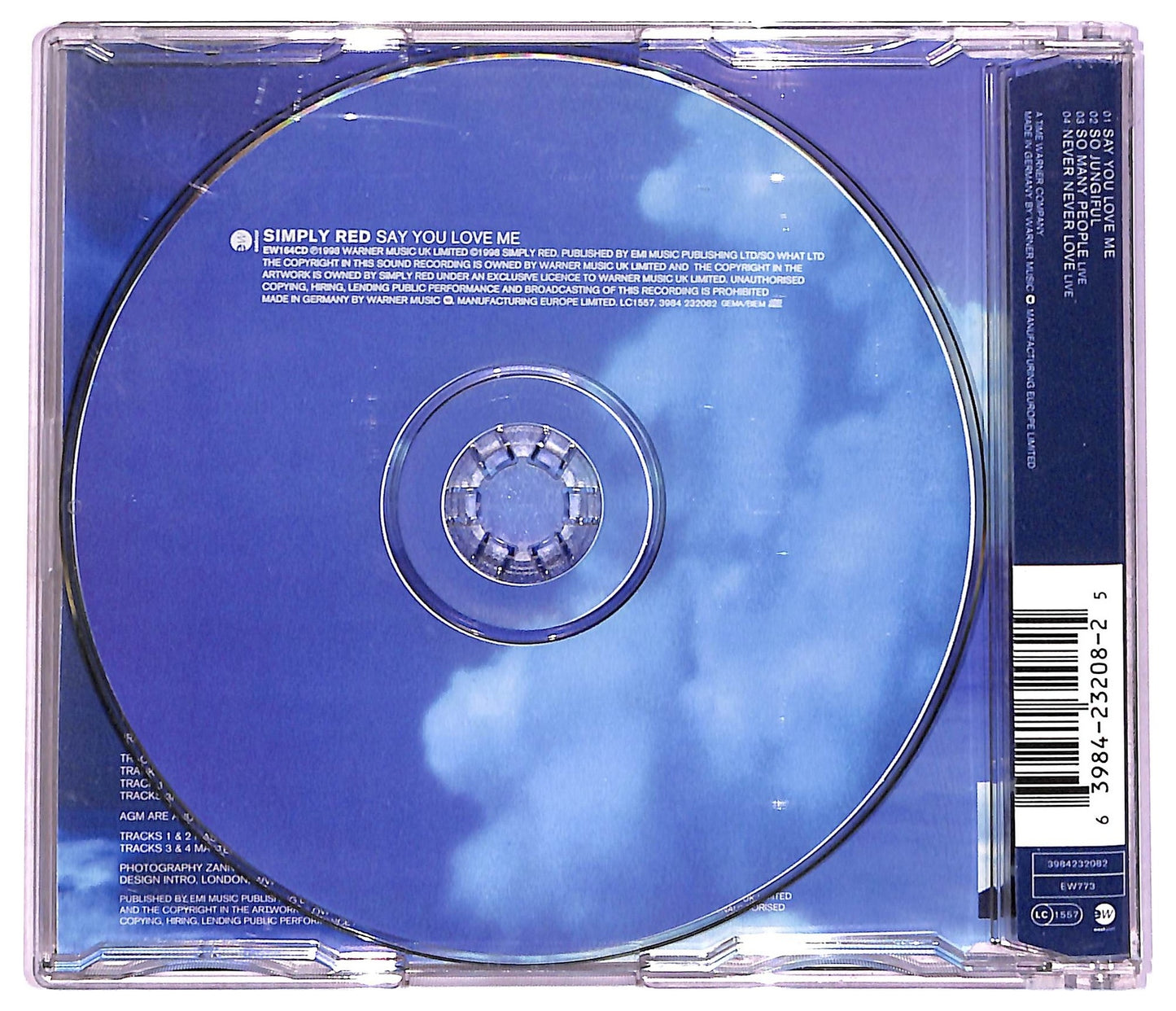 EBOND Simply Red - Say You Love Me CD CD081812