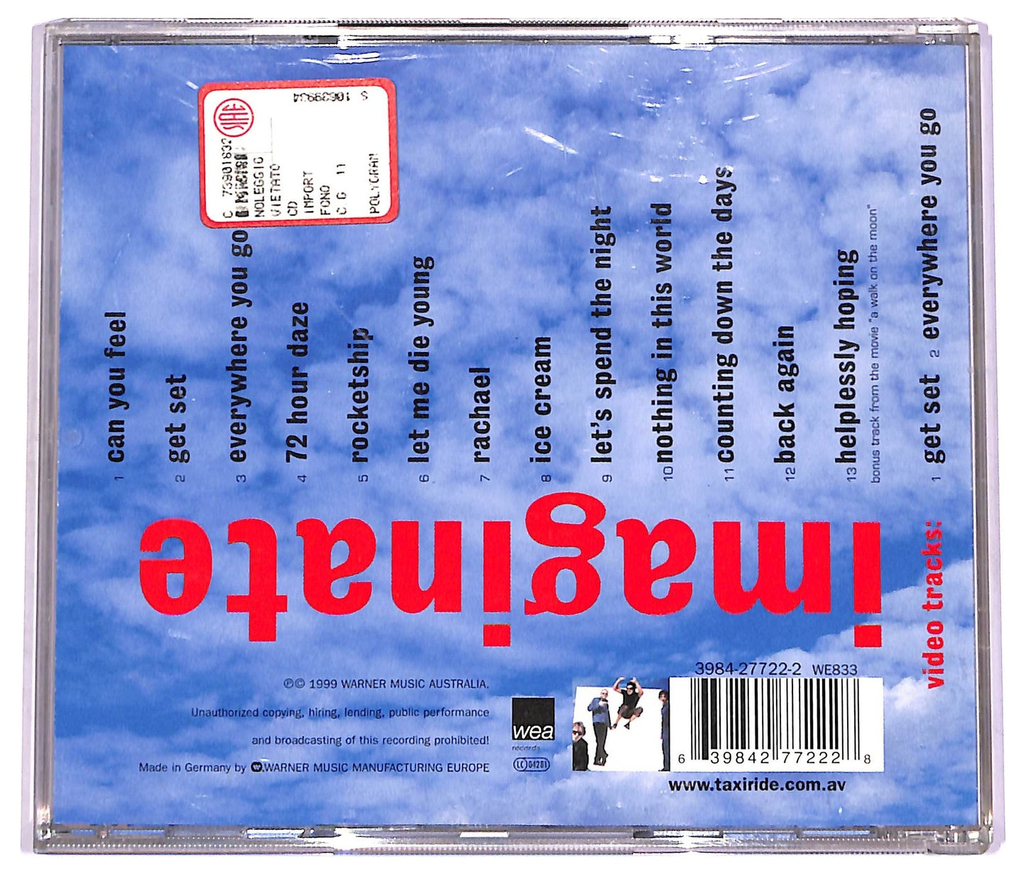 EBOND Taxiride - Imaginate CD CD081919