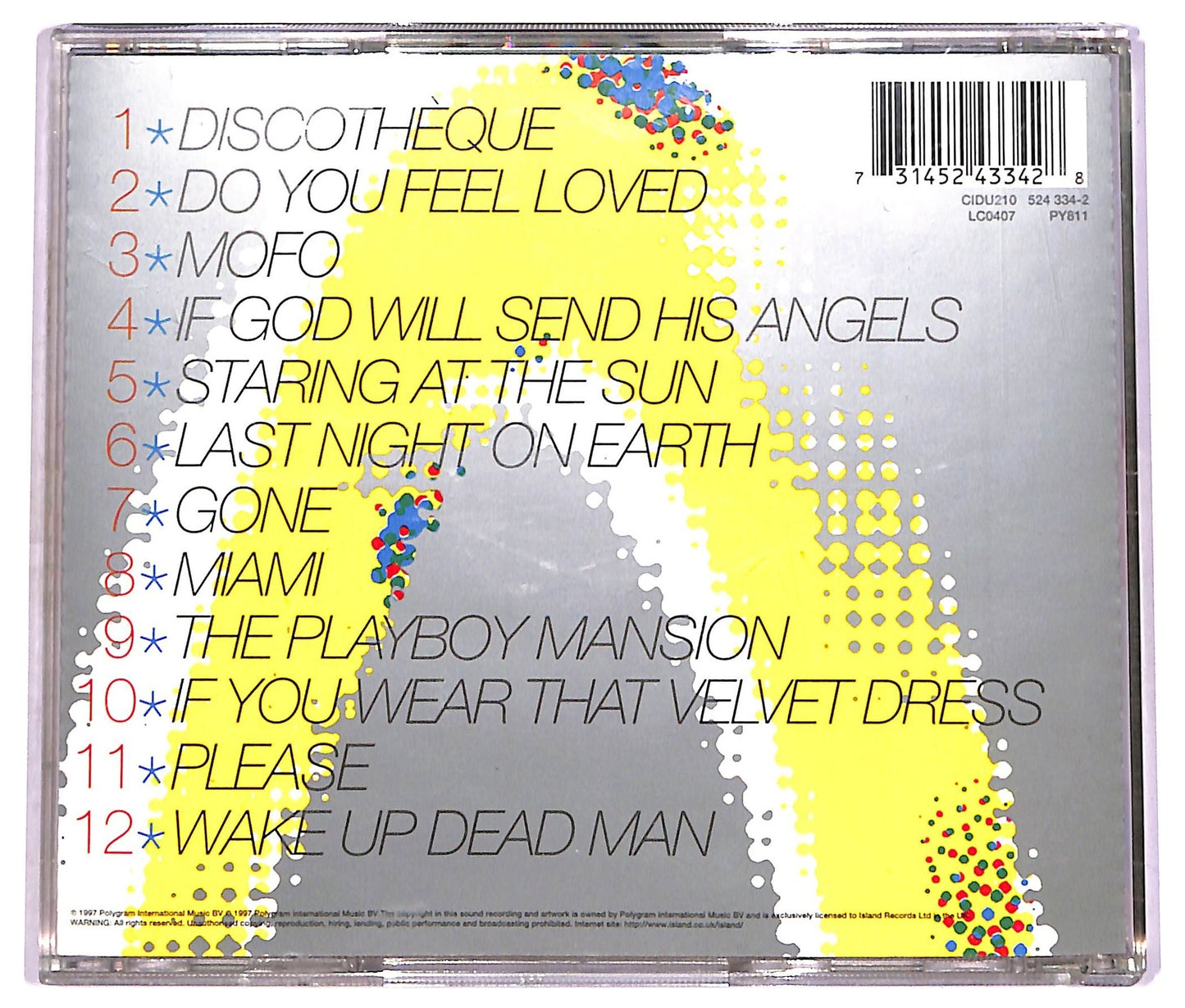 EBOND U2 - Pop CD CD081937