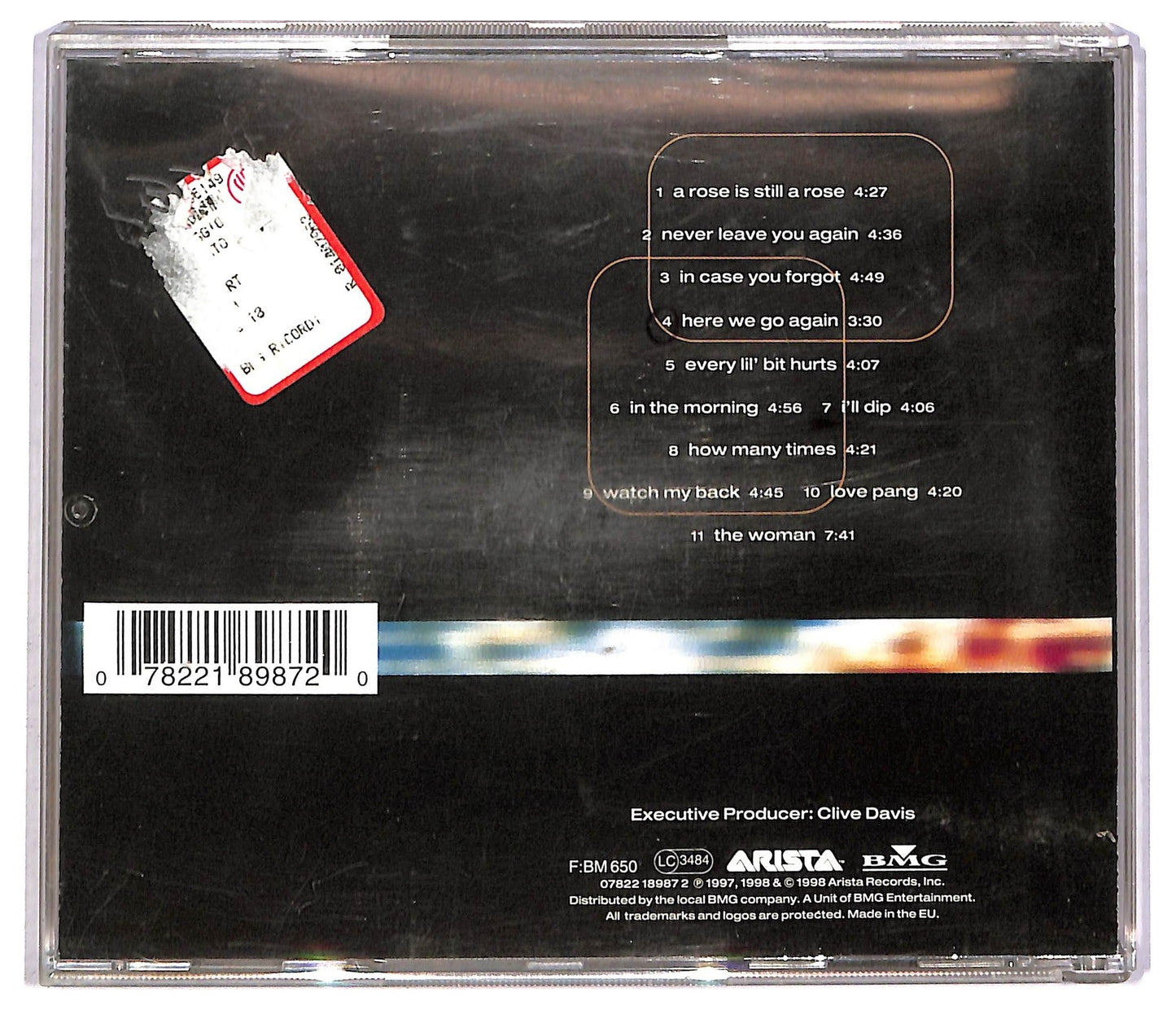 EBOND Aretha Franklin - A Rose Is Still A Rose CD CD082801