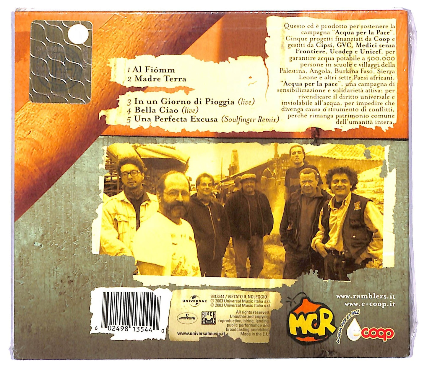 EBOND Modena City Ramblers - Gocce CD CD082808