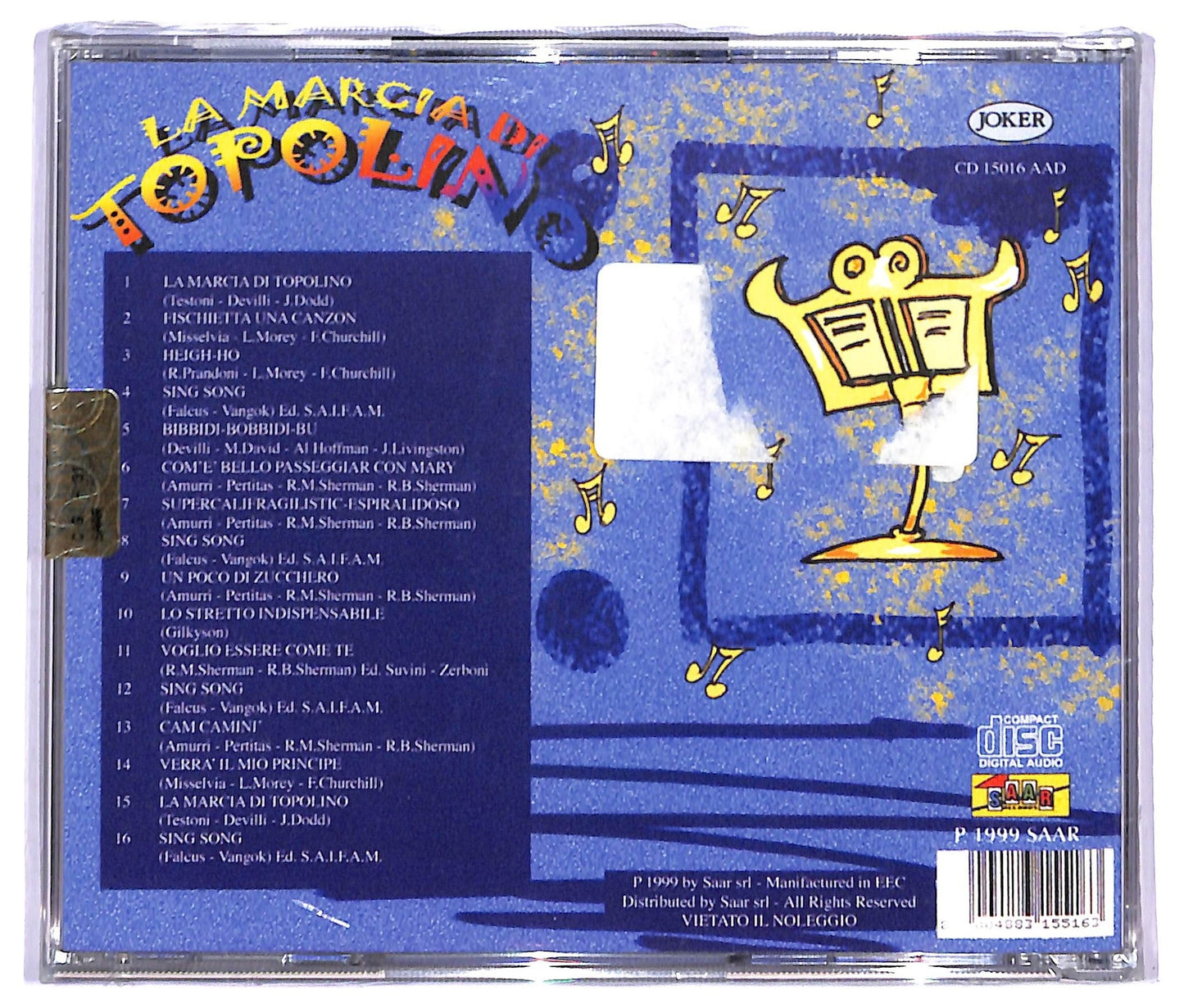 EBOND La Marcia Di Topolino CD CD082812