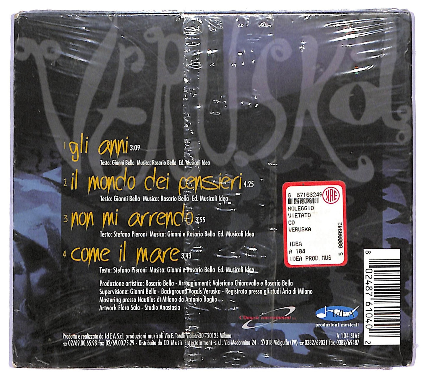 EBOND Veruska - VeruskaDigipack CD CD082903