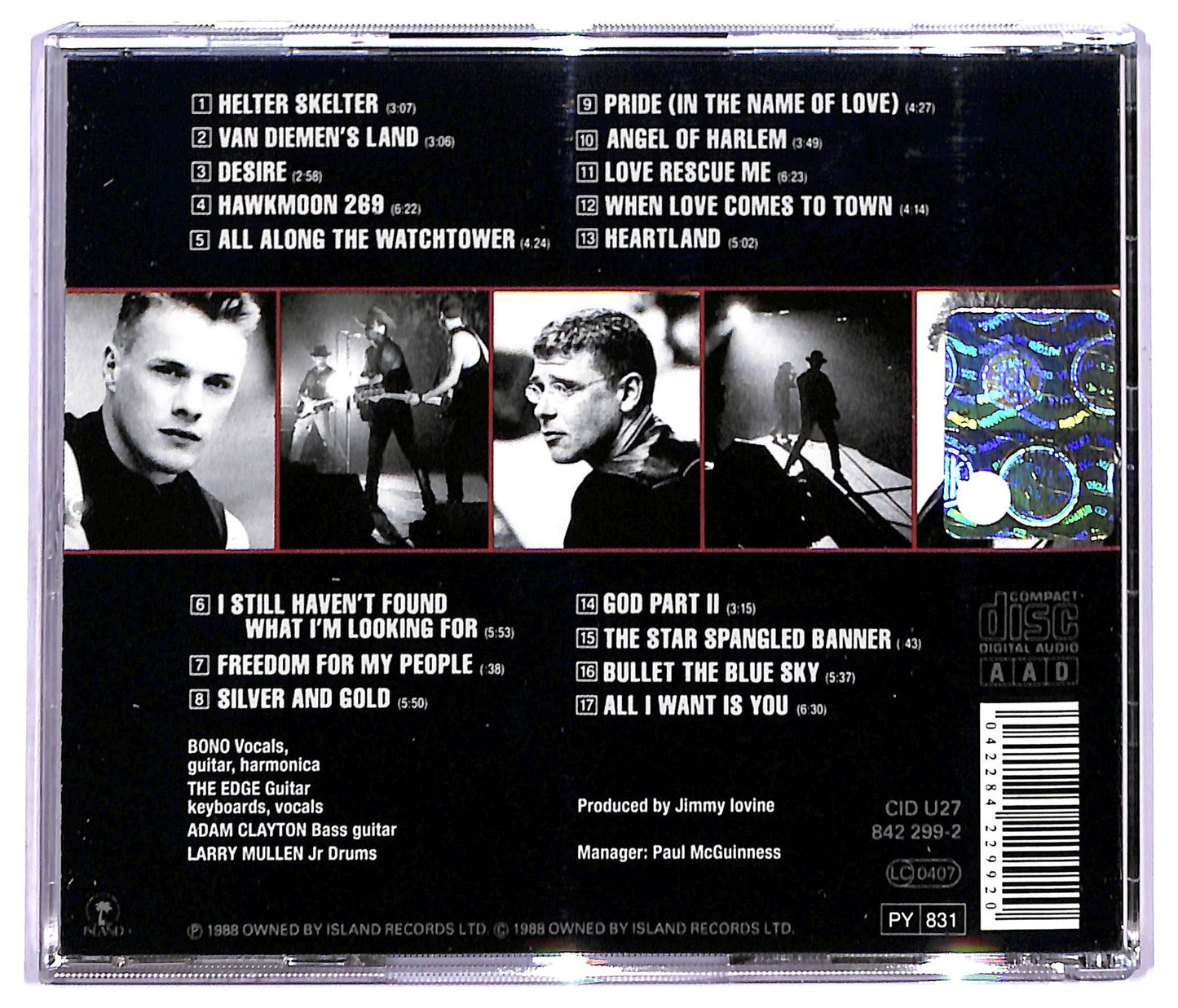 EBOND U2 - Rattle And Hum CD CD083013