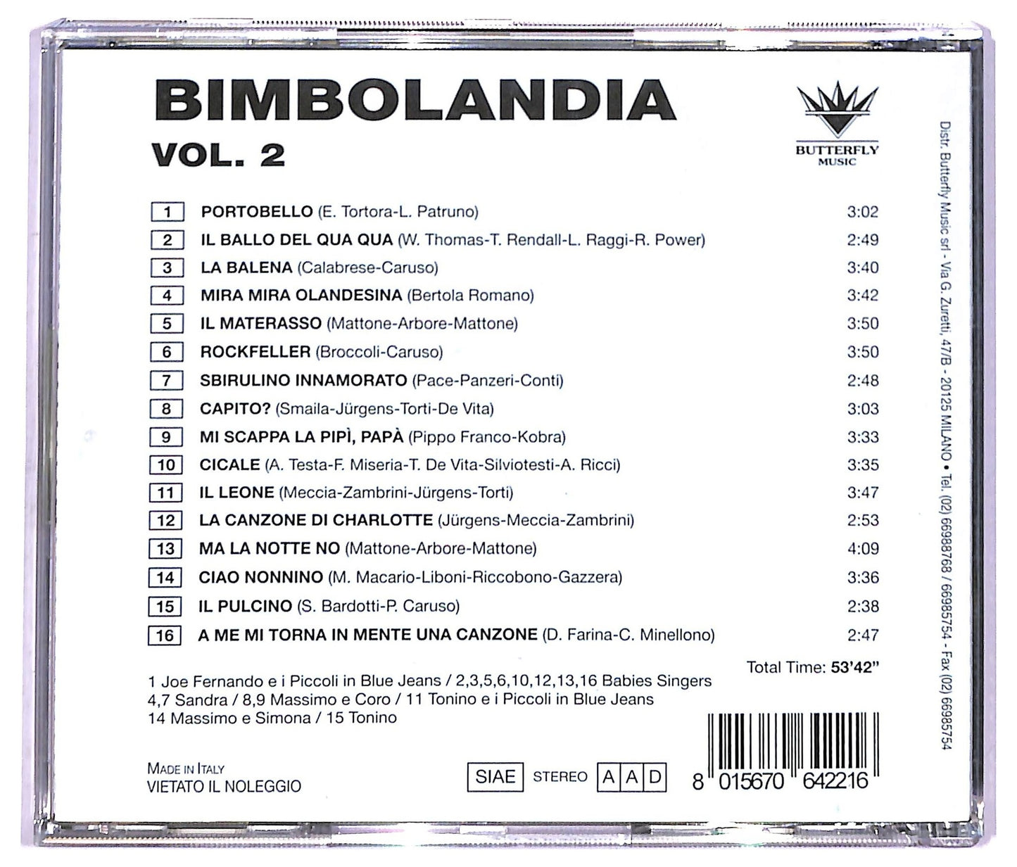 EBOND Bimbolandia Vol.2 CD CD083144