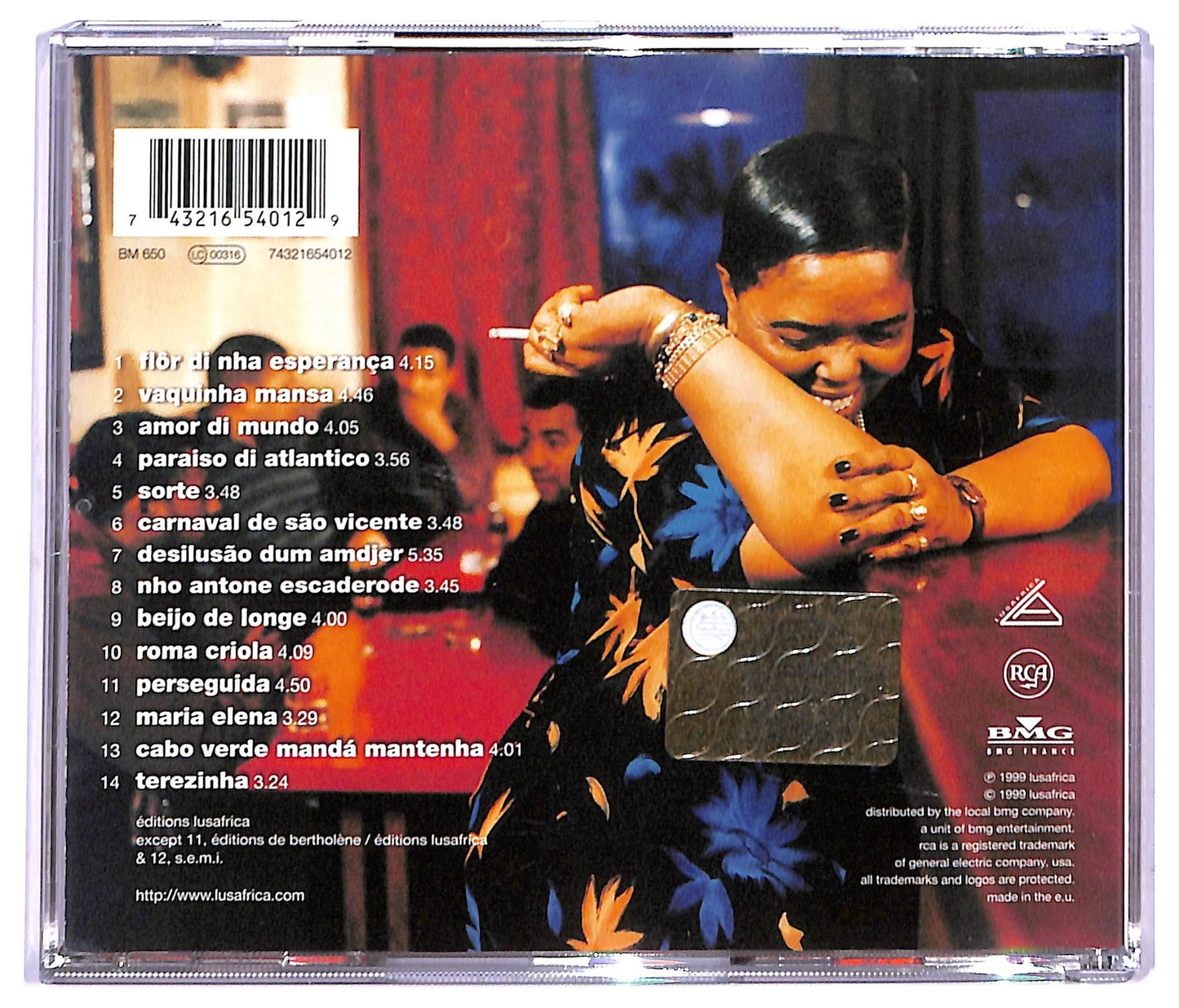 EBOND Cesaria Evora - Cafe Atlantico CD CD083206