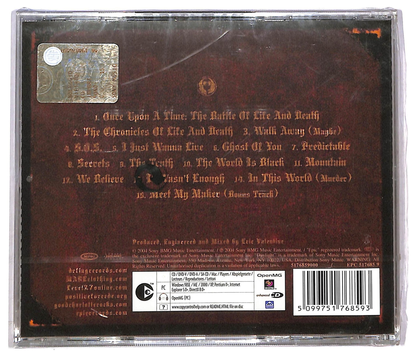 EBOND Good Charlotte - The Chronicles Of Life And Death CD CD083346