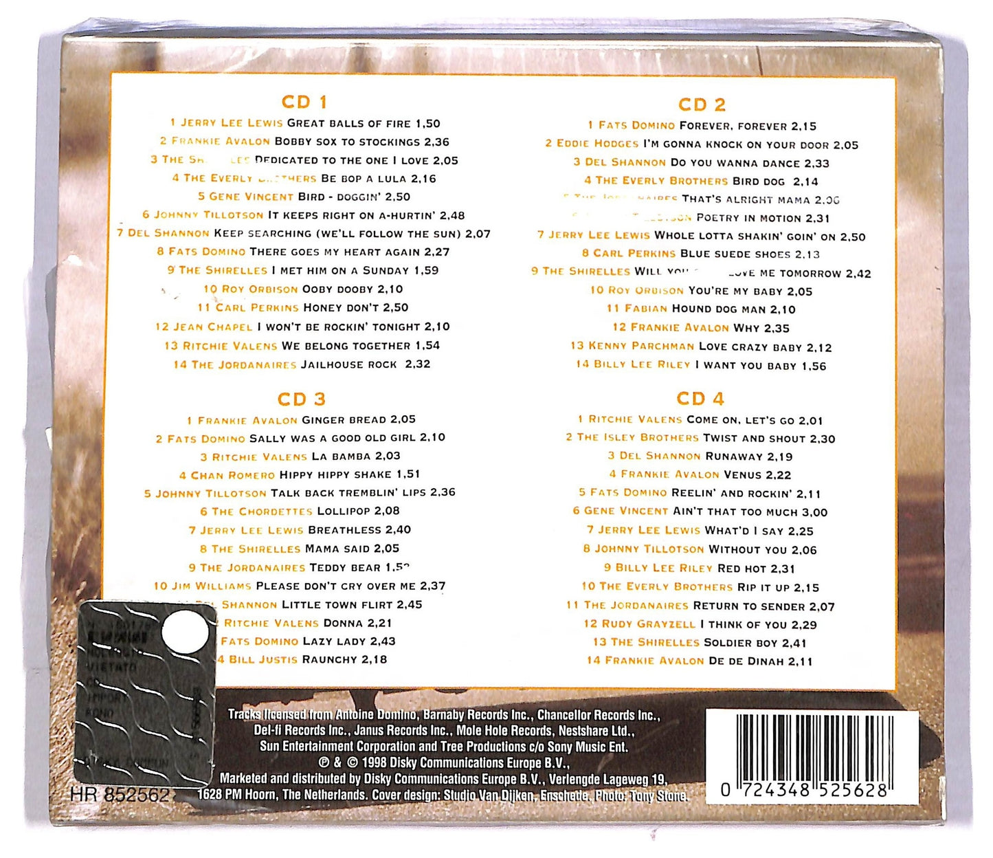 EBOND Various - Rock & Roll Classics (4 dischi) CD CD083355