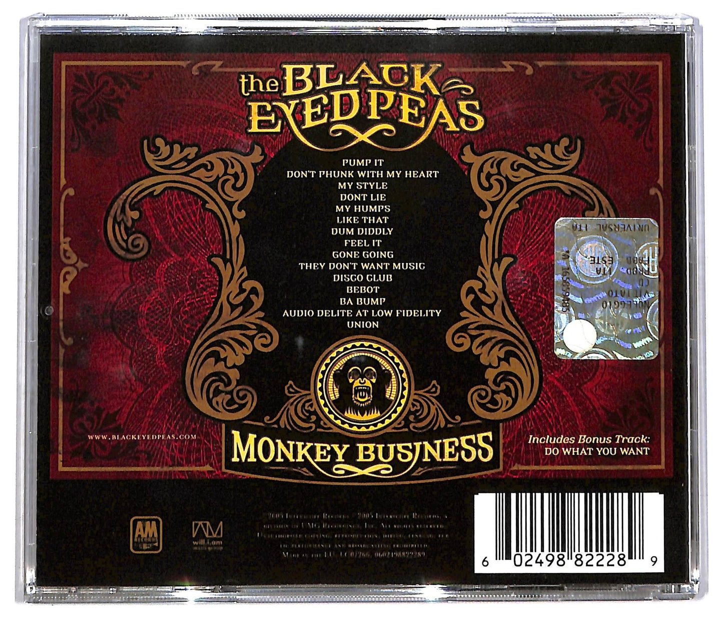 EBOND The Black Eyed Peas - Monkey Business CD CD083526