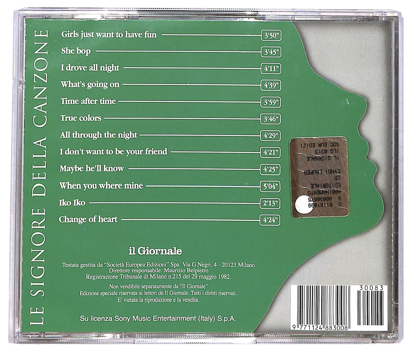 EBOND Le Donne della Canzone - Cyndi Lauper CD CD083540
