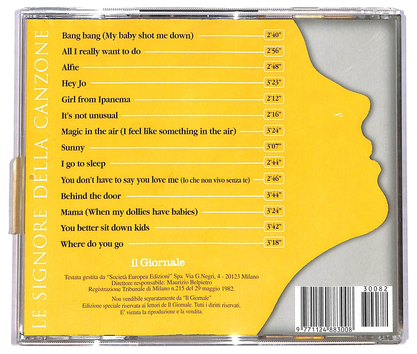 EBOND Le Signore Della Canzone - Cher Vol.12 COMPILATION EDITORIALE JEWEL CASE CD CD083541