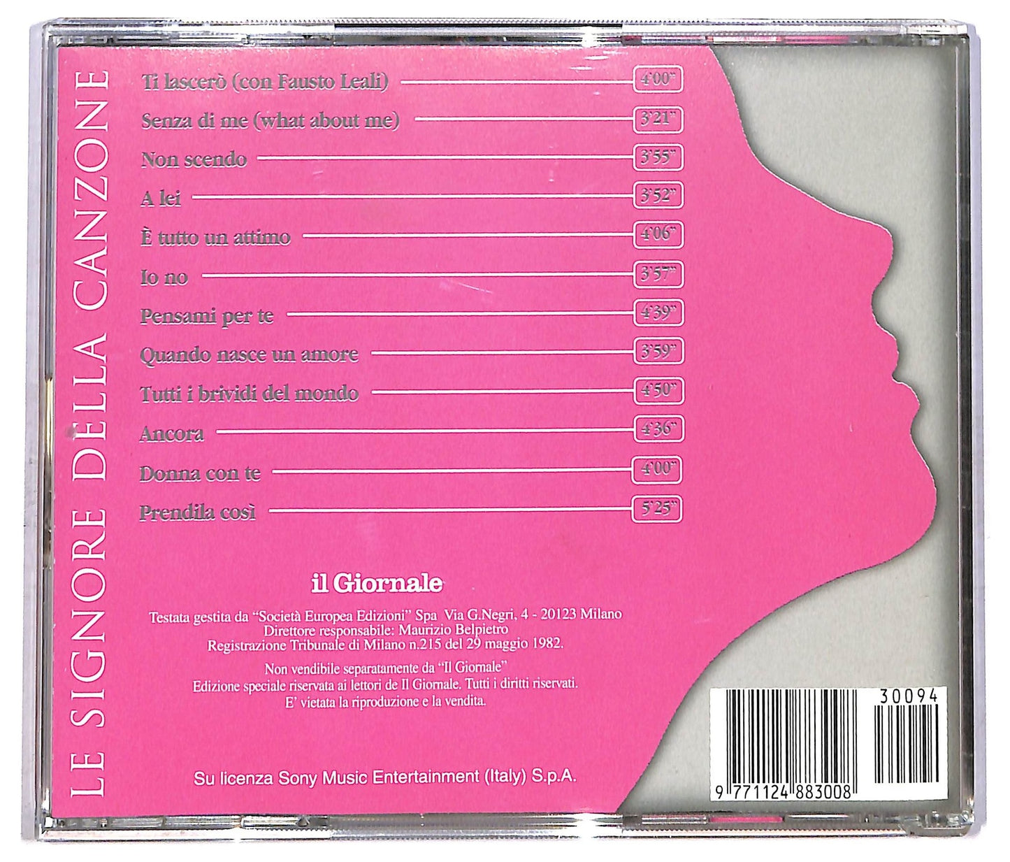 EBOND Le Signore della Canzone - Anna Oxa Vol.4 COMPILATION EDITORIALE JEWEL CASE CD CD083610
