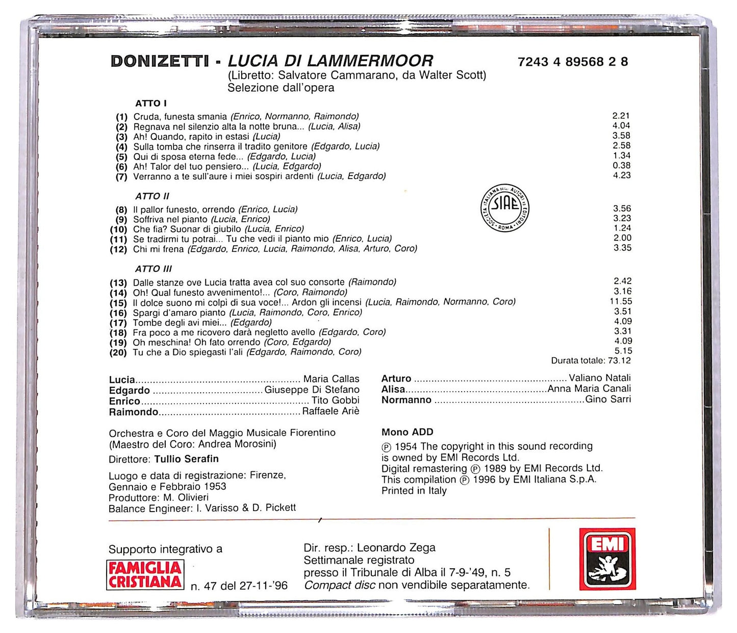 EBOND Donizetti - Lucia Di Lammermoor EDITORIALE CD CD083629