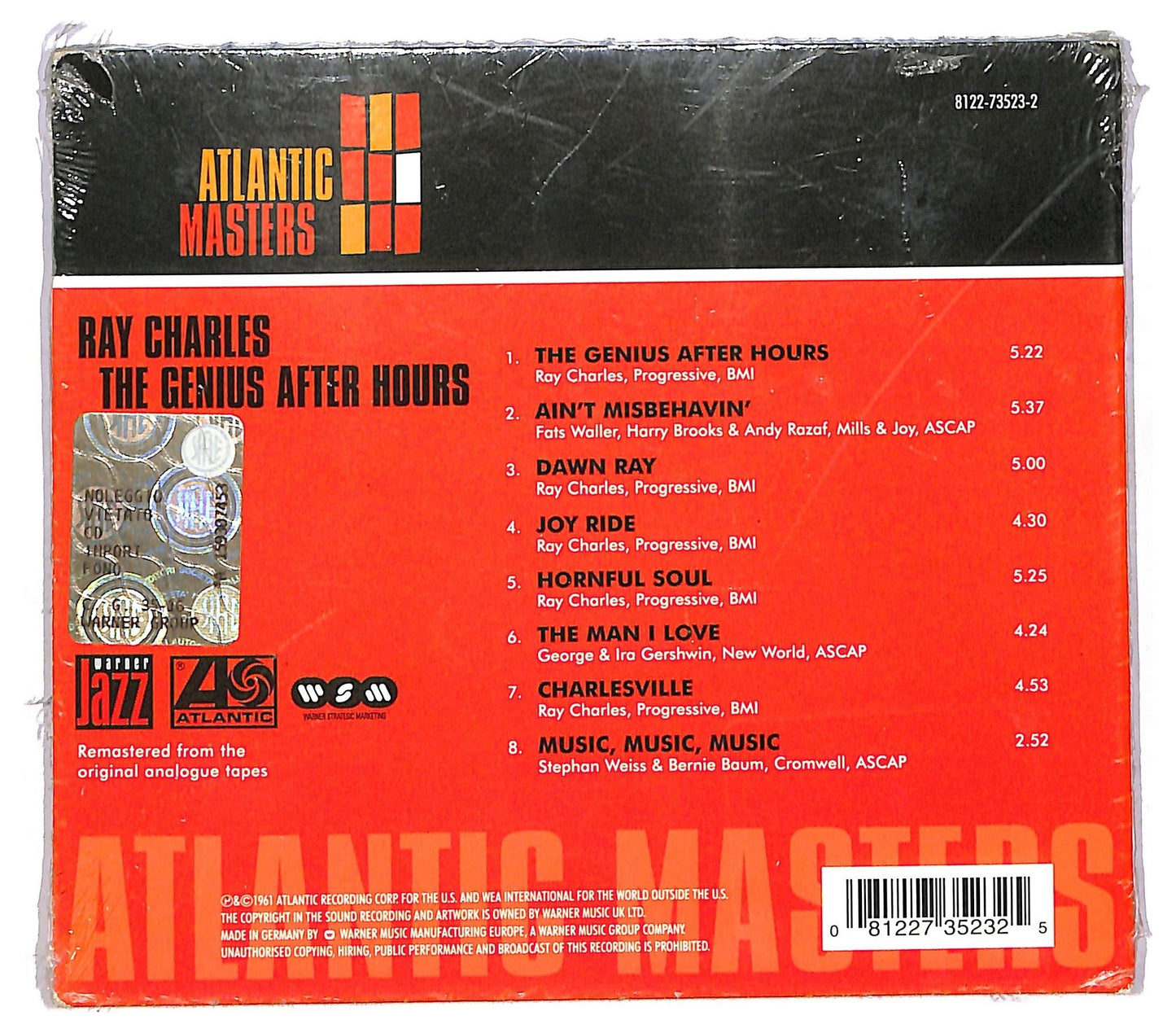 EBOND Ray Charles - The Genius After Hours CD CD083707