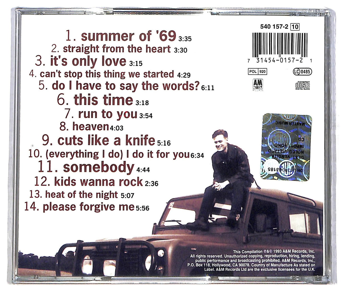 EBOND Bryan Adams - So Far So Good CD CD083810