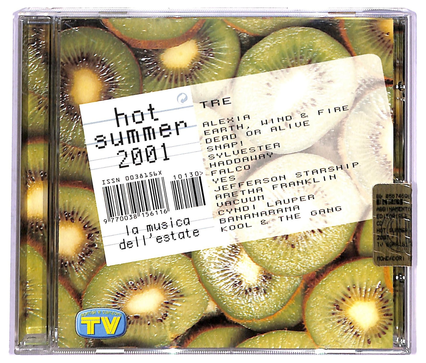 EBOND Various - Hot Summer 2001 - Tre EDITORIALE CD CD083913