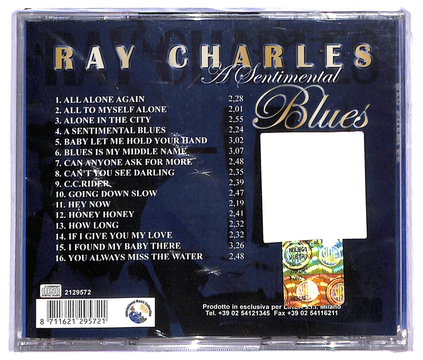 EBOND Ray Charles - a sentimental Blues CD CD084201