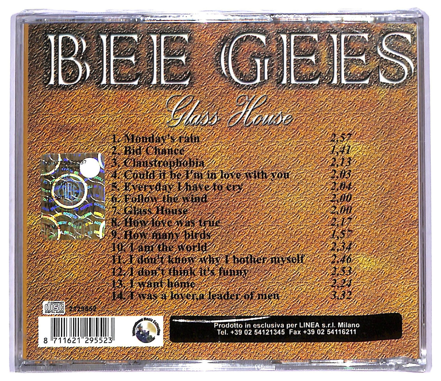 EBOND Bee Gees - Glasshouse CD CD084236