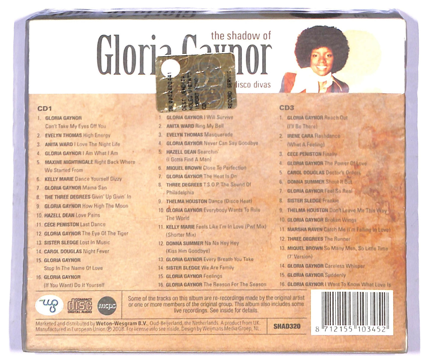 EBOND Various - The Shadow Of Gloria Gaynor And Other Disco Divas CD CD084316