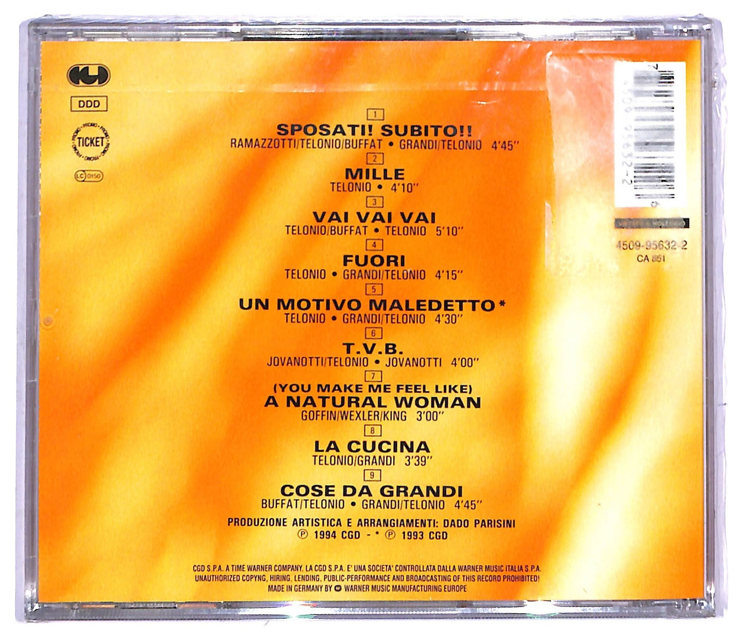 EBOND Irene Grandi - Irene Grandi CD CD084437
