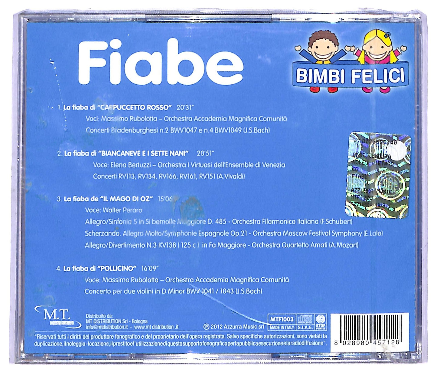 EBOND Fiabe Bimbi Felici CD CD084505