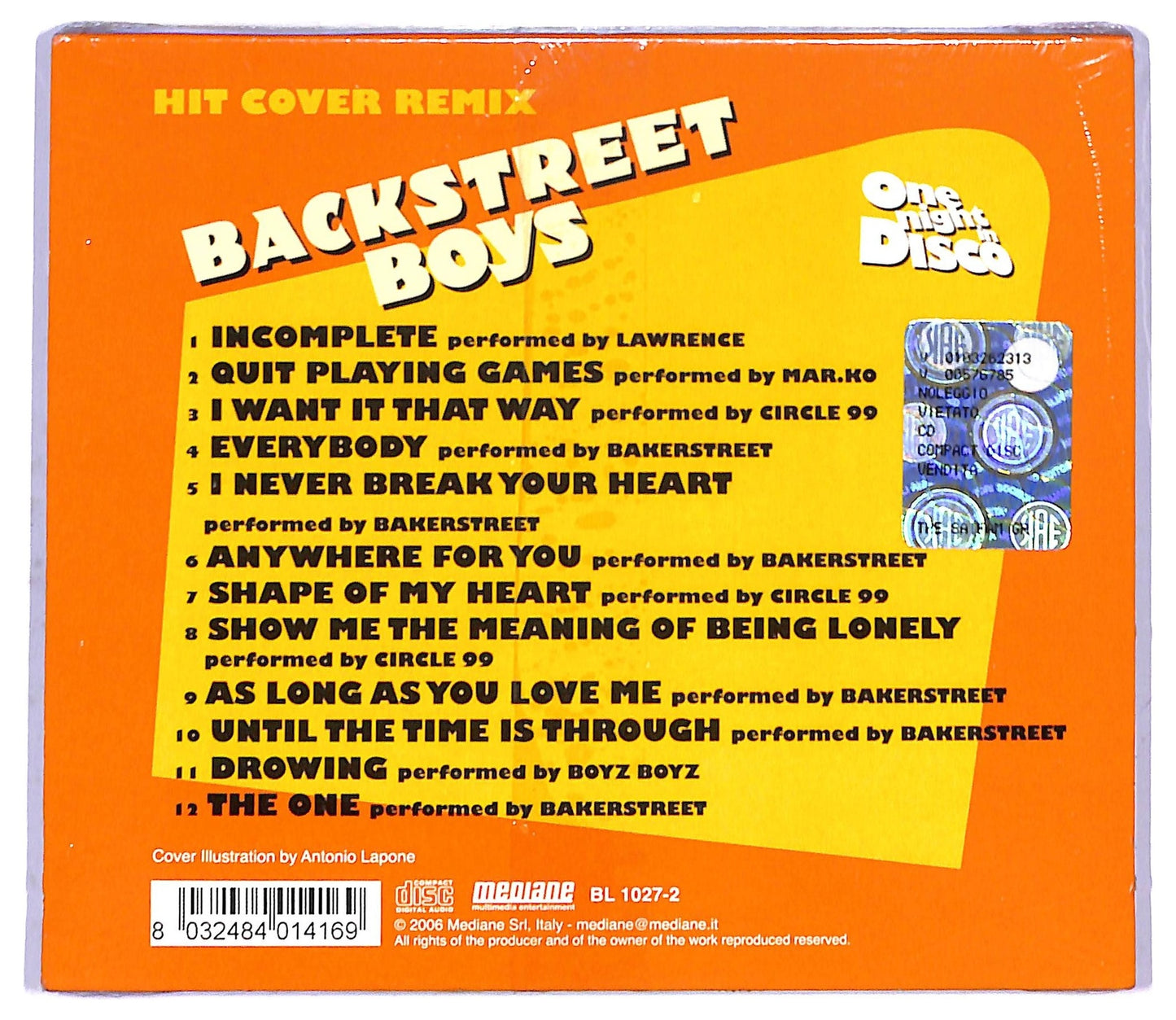 EBOND Various - One Night In Disco - Backstreet Boys CD CD084514