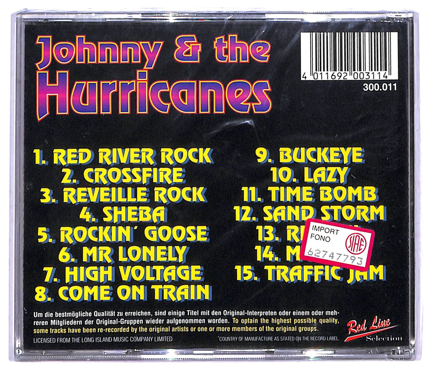 EBOND Johnny And The Hurricanes - Red River Rock CD CD084540