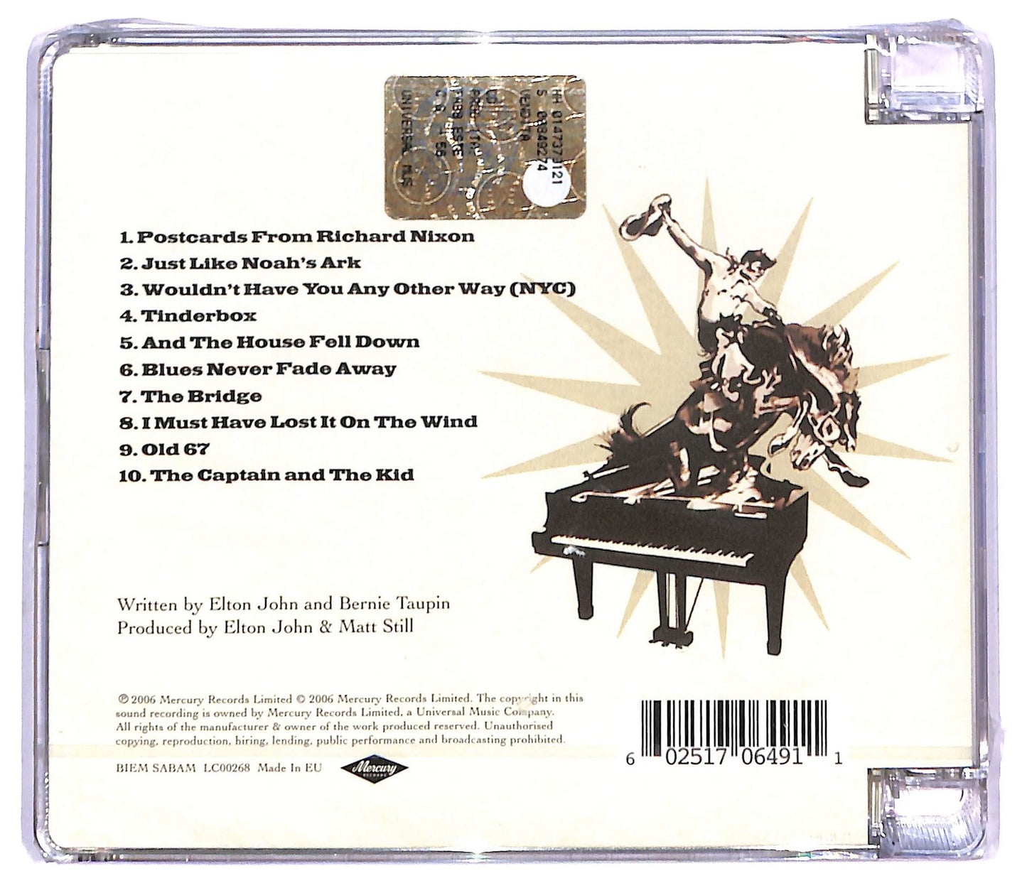 EBOND Elton John - The Captain & The Kid CD CD084638