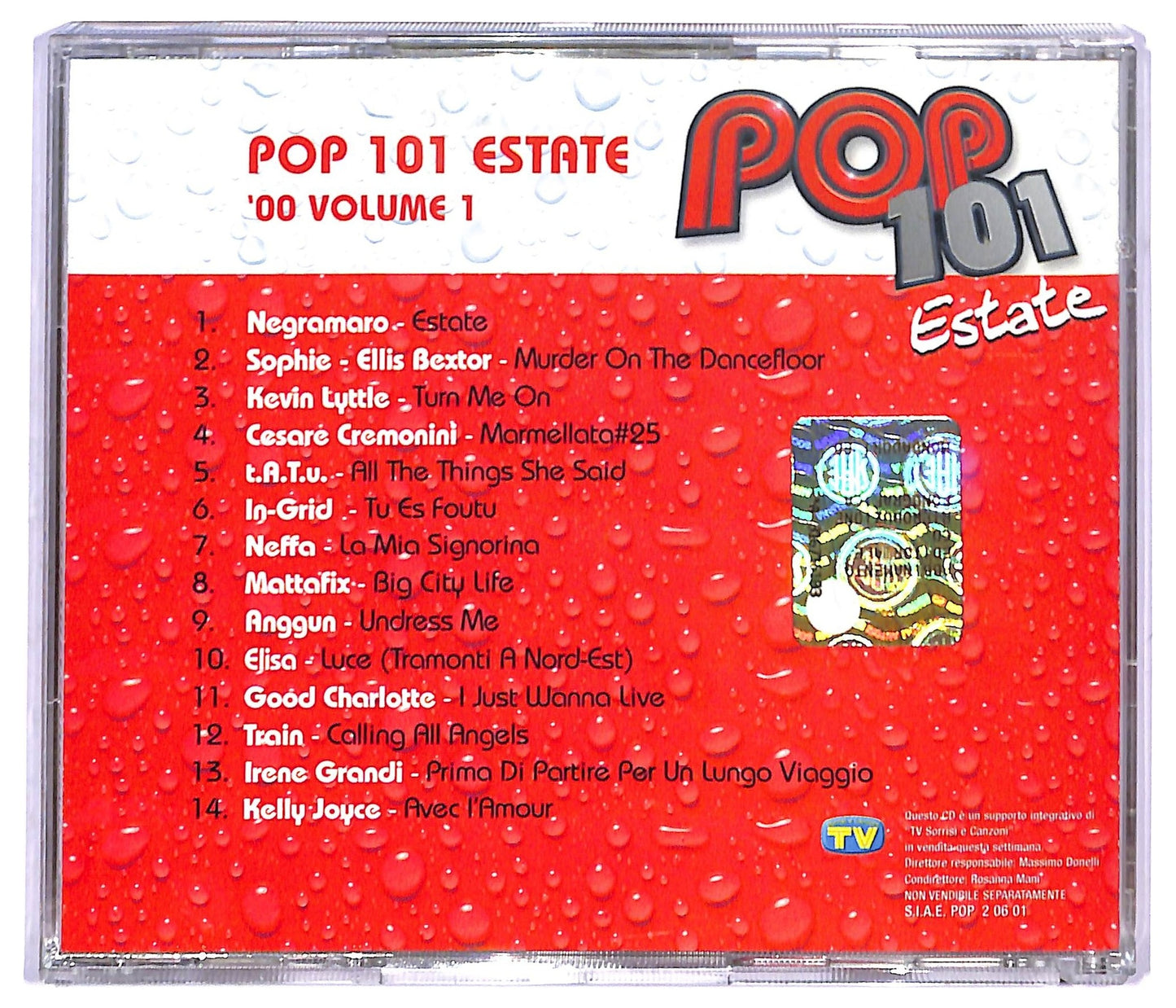 EBOND Various - Pop 101 Estate '00 Vol. 1 EDITORIALE CD CD084646