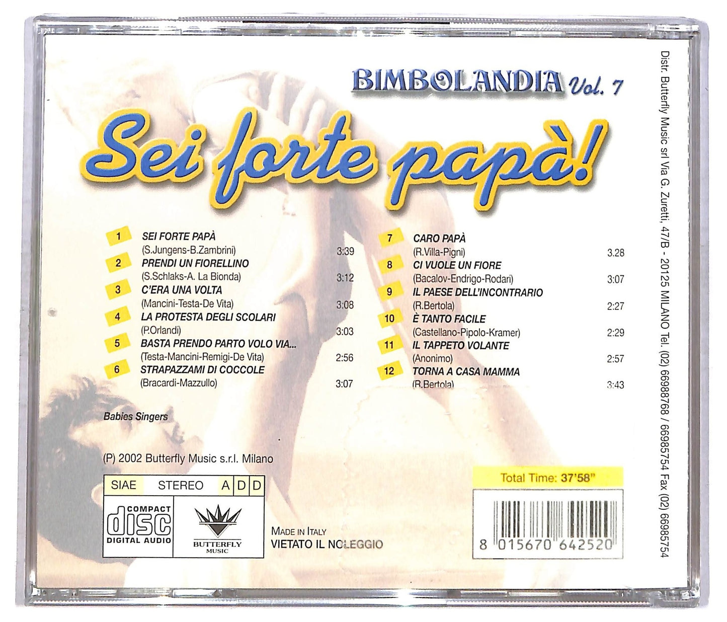 EBOND Bimbolandia vol.7. Sei forte papa! CD CD084943