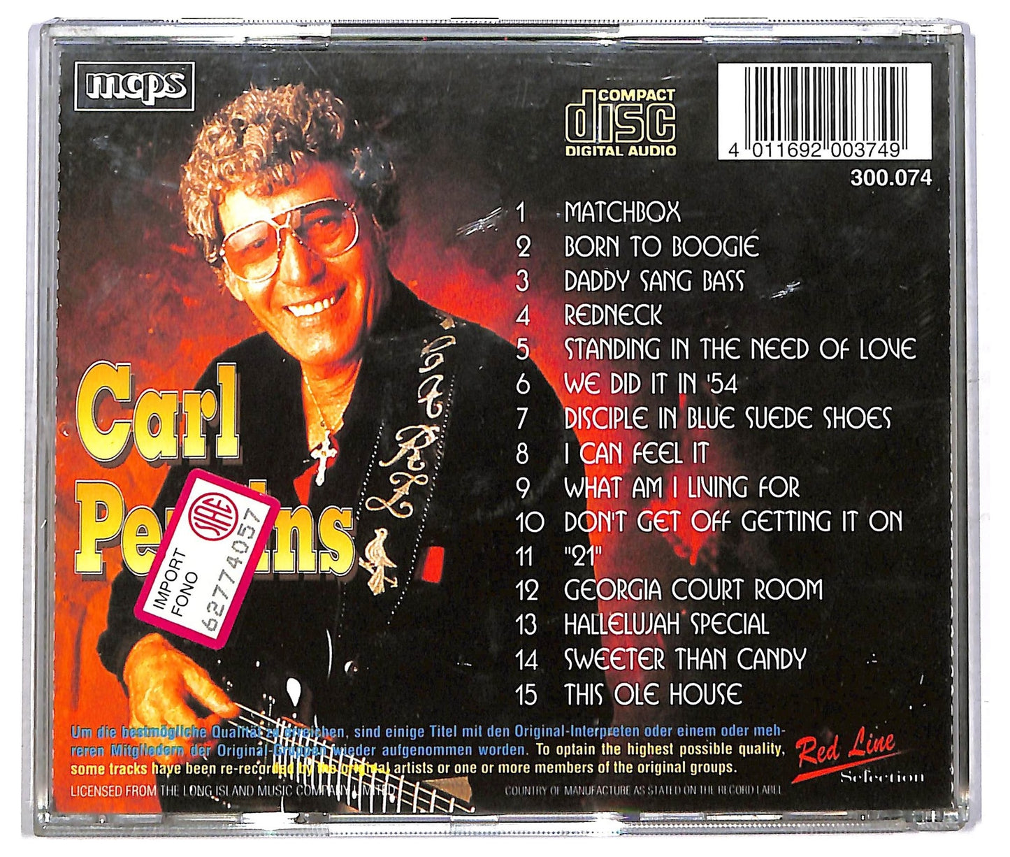 EBOND Carl Perkins - Matchbox CD CD085050