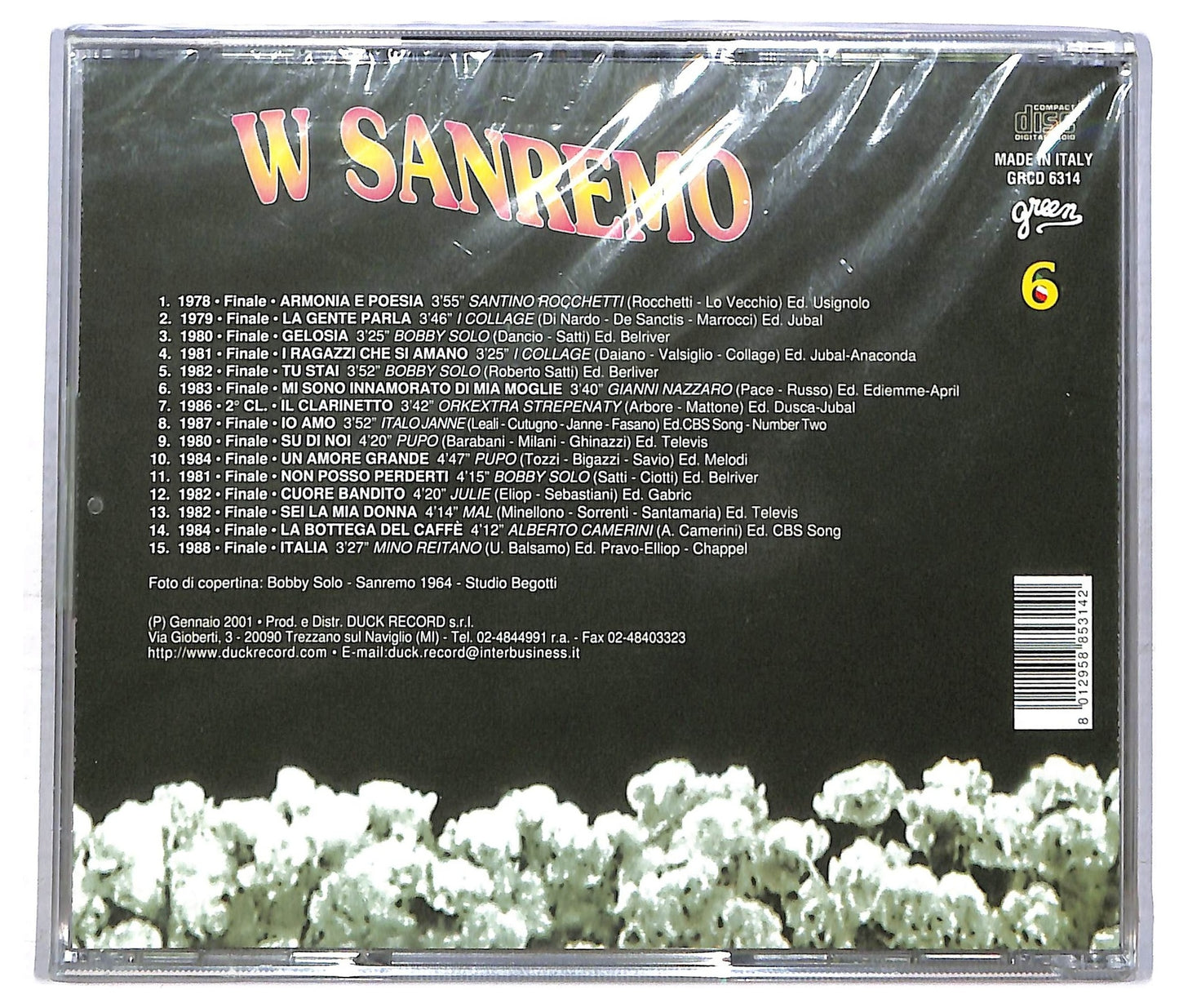 EBOND Various - W Sanremo - Vol. 6 CD CD085156