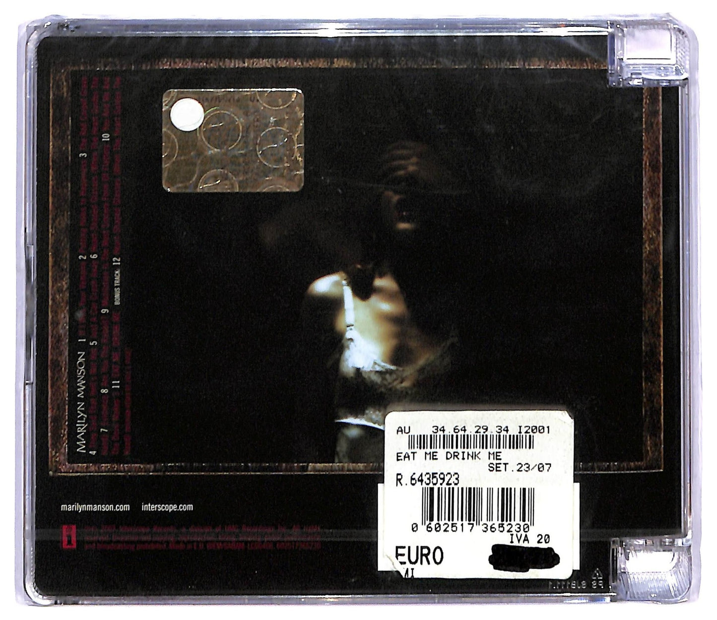 EBOND Marilyn Manson - Eat Me, Drink Me - Sigillato CD CD085351