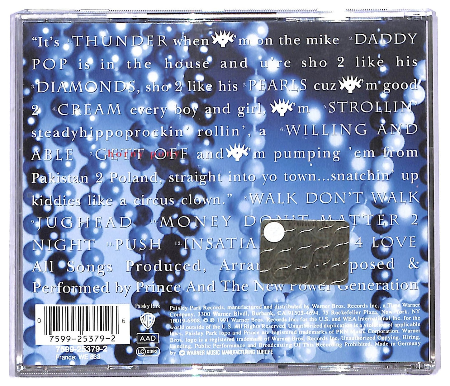 EBOND Prince and The New Power Generation - Diamonds And Pearls CD CD085431
