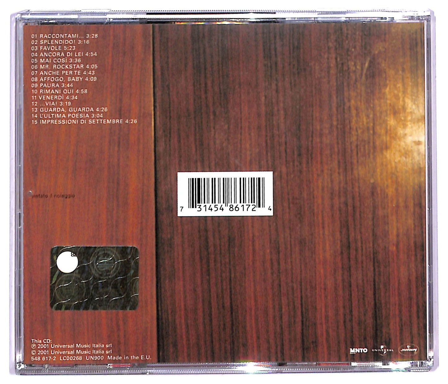 EBOND Francesco Renga - Francesco Renga CD CD085716