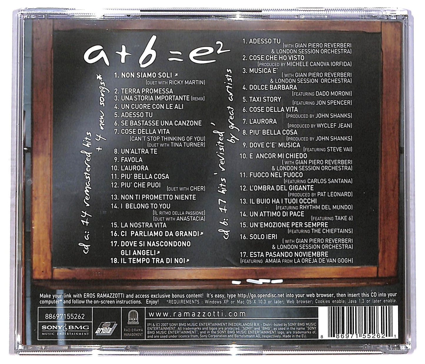 EBOND Eros Ramazzotti - E, CD CD085808
