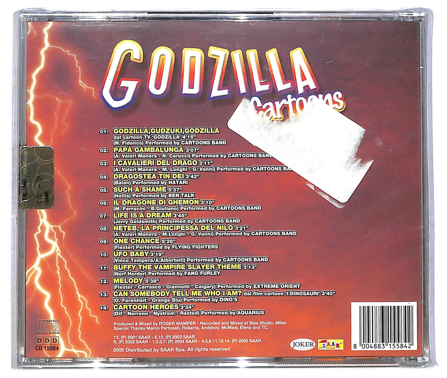 EBOND Various - Godzilla Cartoons - Compilation CD CD086203