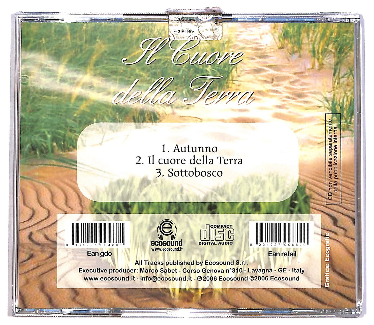 EBOND Various - Il Cuore Della Terra CD CD086757