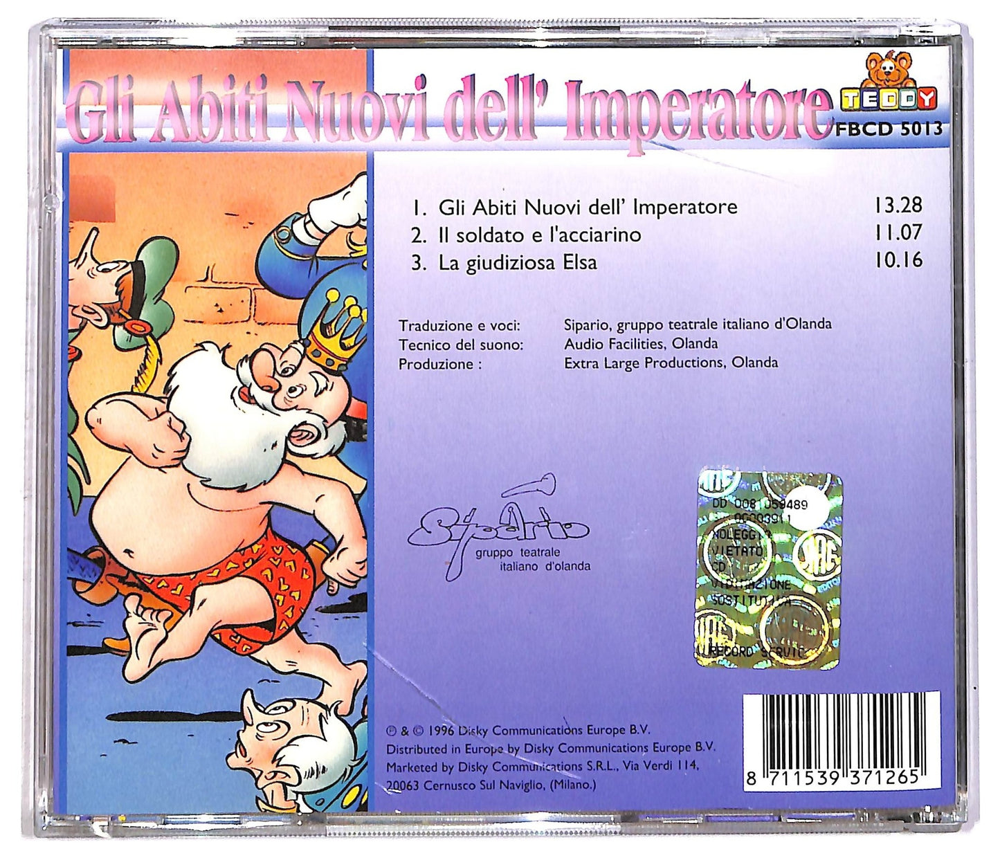 EBOND gli abiti nuovi dell'imperatore - fiabe per bambini CD CD086758