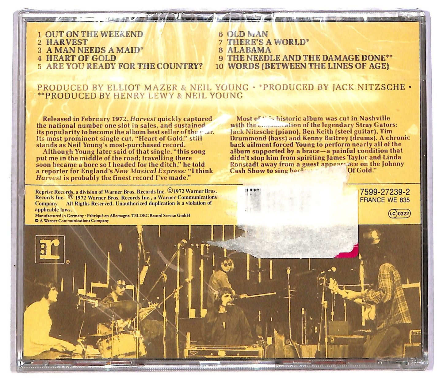 EBOND Neil Young - Harvest CD CD086808