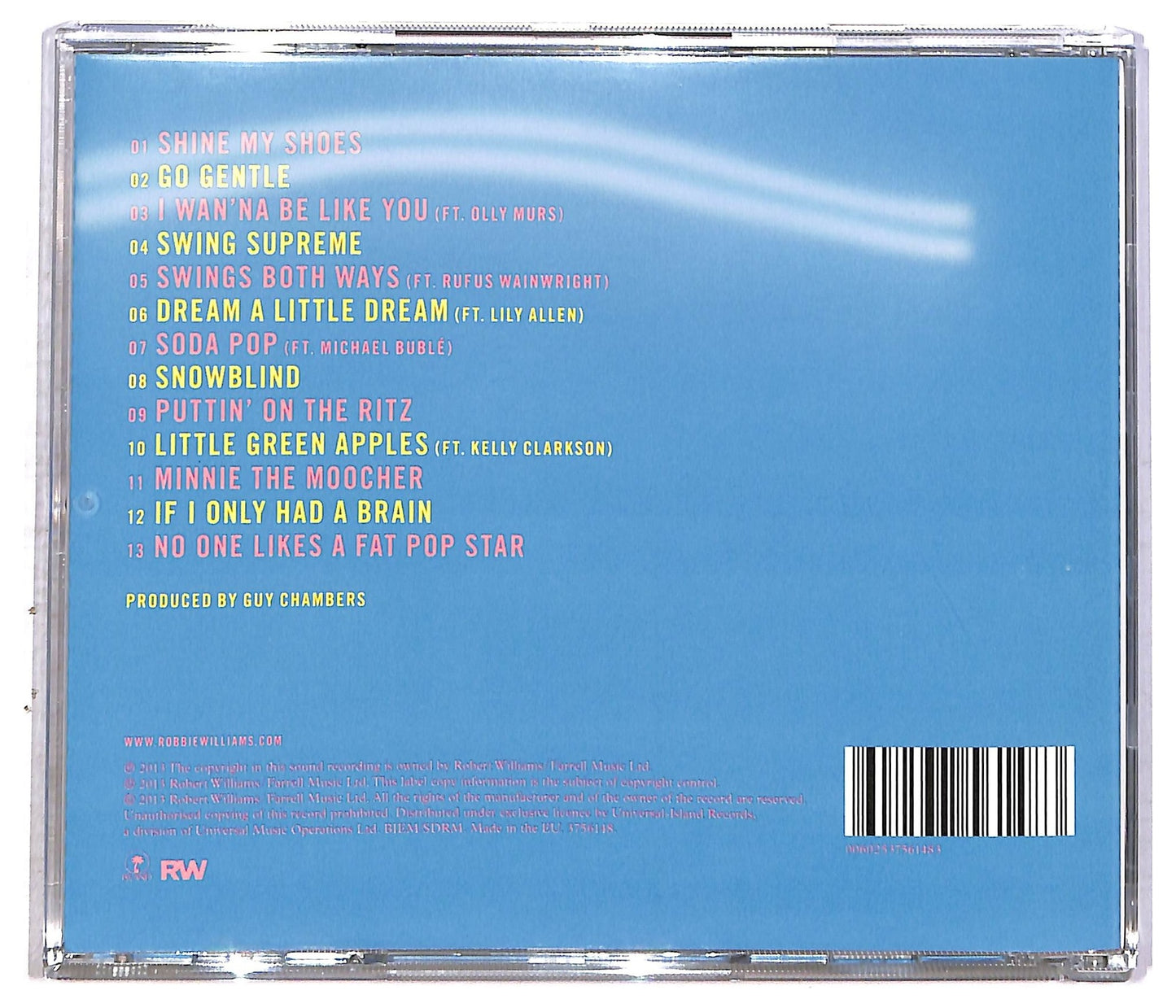 EBOND Robbie Williams - Swings Both Ways CD CD086956