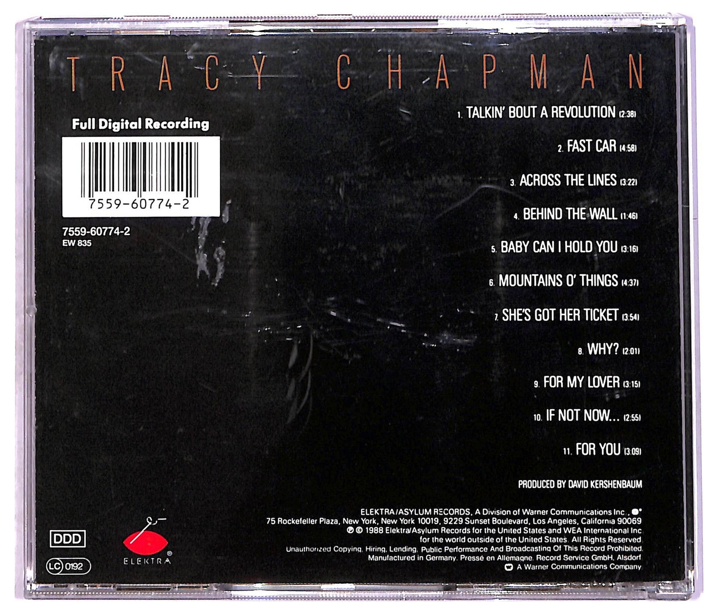 EBOND Tracy Chapman - Tracy Chapman CD CD087064