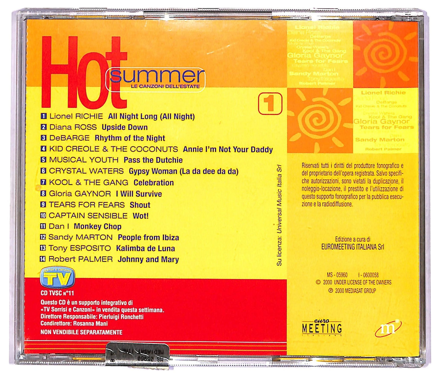 EBOND Various - Hot Summer - Le Canzoni Dell'Estate 1 EDITORIALE CD CD087250