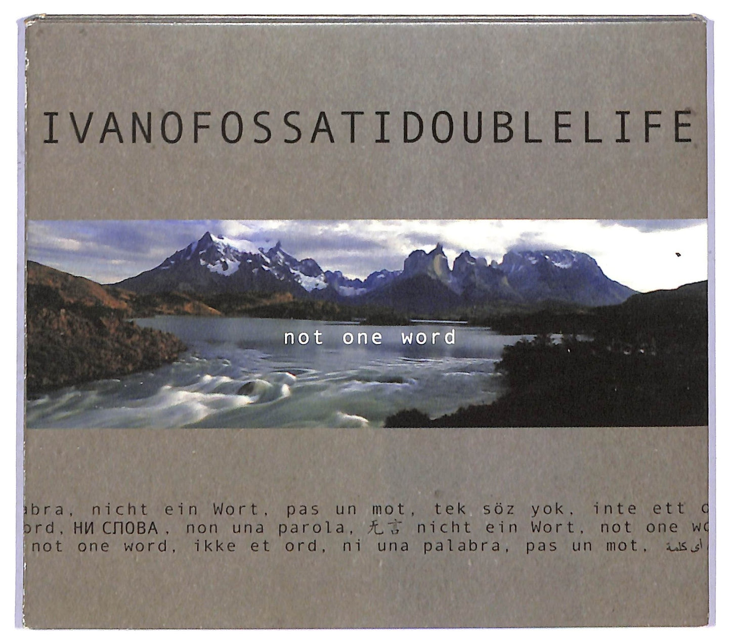 EBOND Ivano Fossati - Double Life - Not One Word ALBUM DIGIPACK CD CD087363