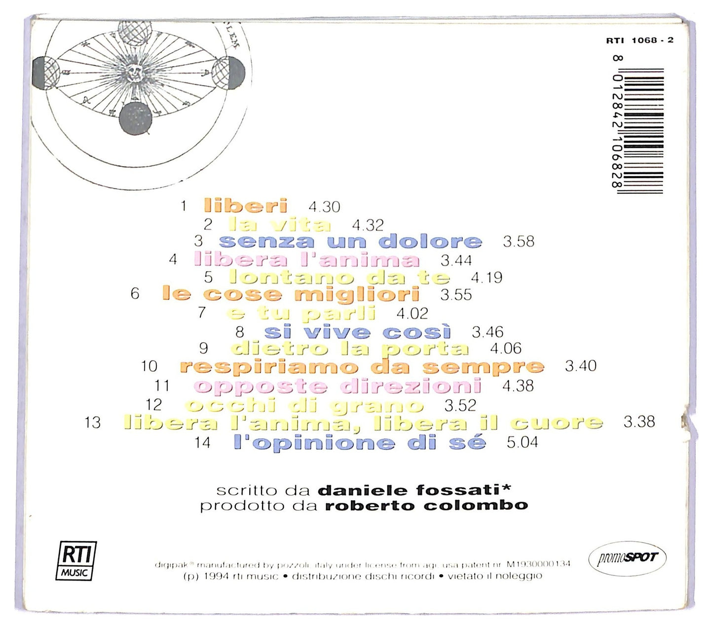 EBOND Daniele Fossati - Daniele Fossati - Sigillato CD CD087429