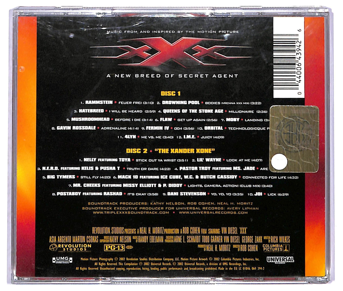 EBOND xXx (Music From And Inspired By The Motion Picture) CD CD087501