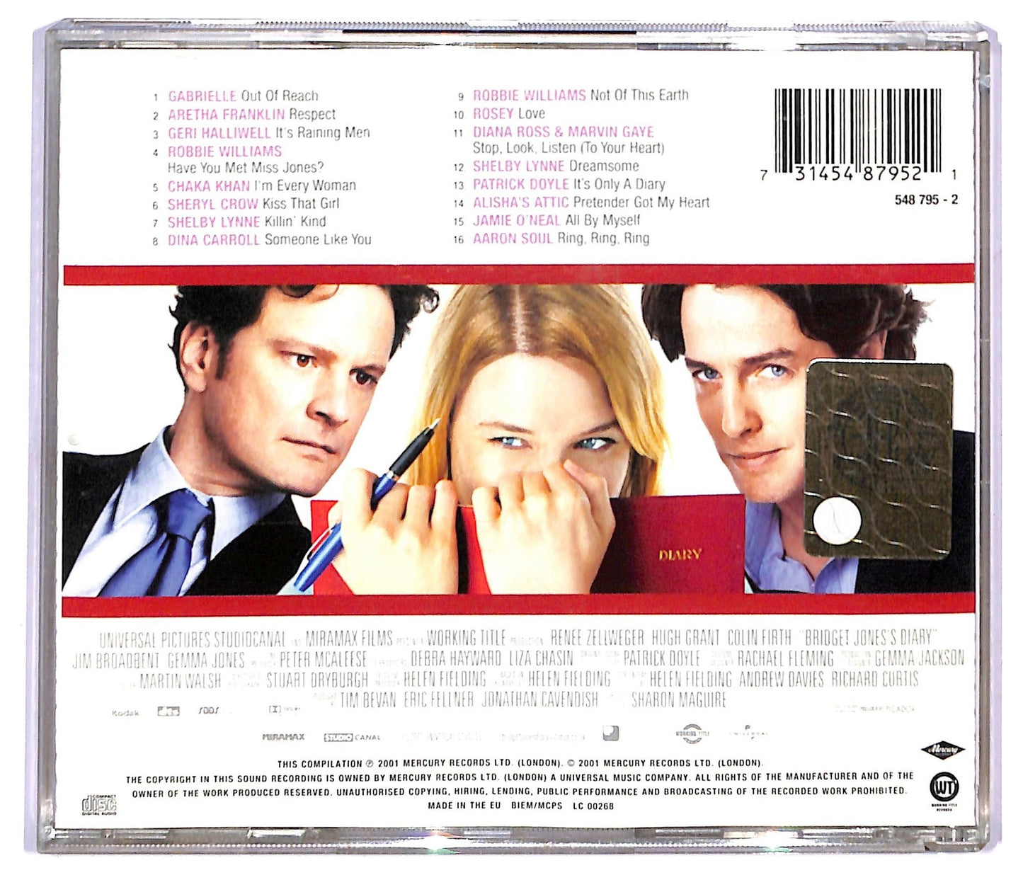 EBOND Various - Bridget Jones's Diary (Music From The Motion Picture) CD CD087616